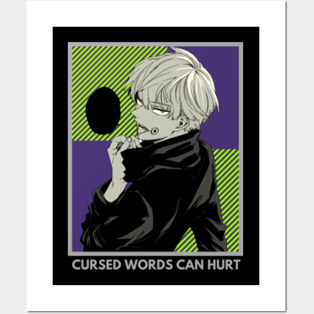 Toge Inumaki Cursed Words Toge Inumaki Jujutsu Kaisen Posters and